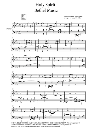 Holy Spirit (arr. by Ezequiel zeferino edição)