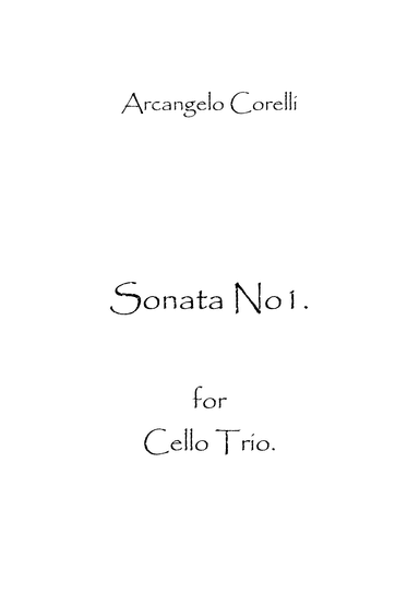 Sonata No.1 (arr. Spencer Bundy)