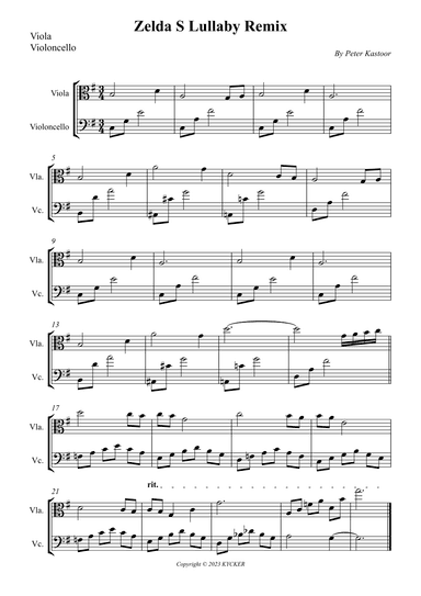 Zelda S Lullaby Remix (arr. Wesley S. SIlva)