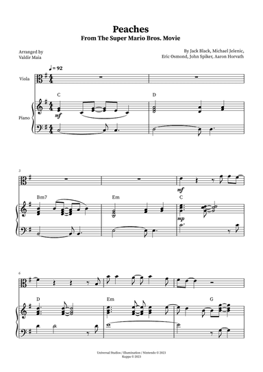 Peaches (arr. Valdir Maia)