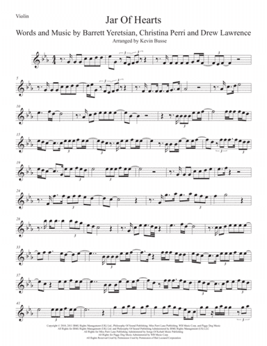 Jar Of Hearts (arr. Kevin Busse)