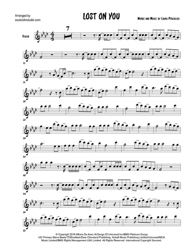 Lost On You (arr. Soul Violin)