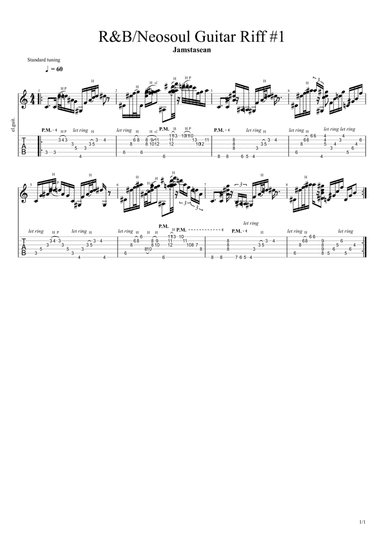 Short Melody Phrase #6 (R&b, Neo soul Phrase)