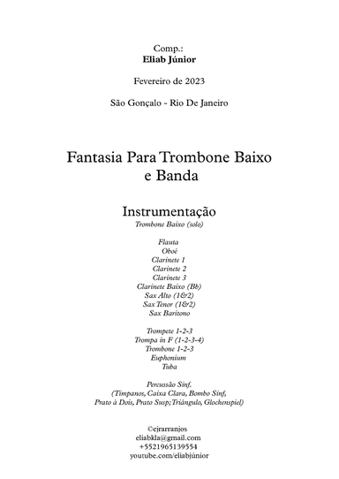 Fantasia para Trombone Baixo e Banda Sinfônica