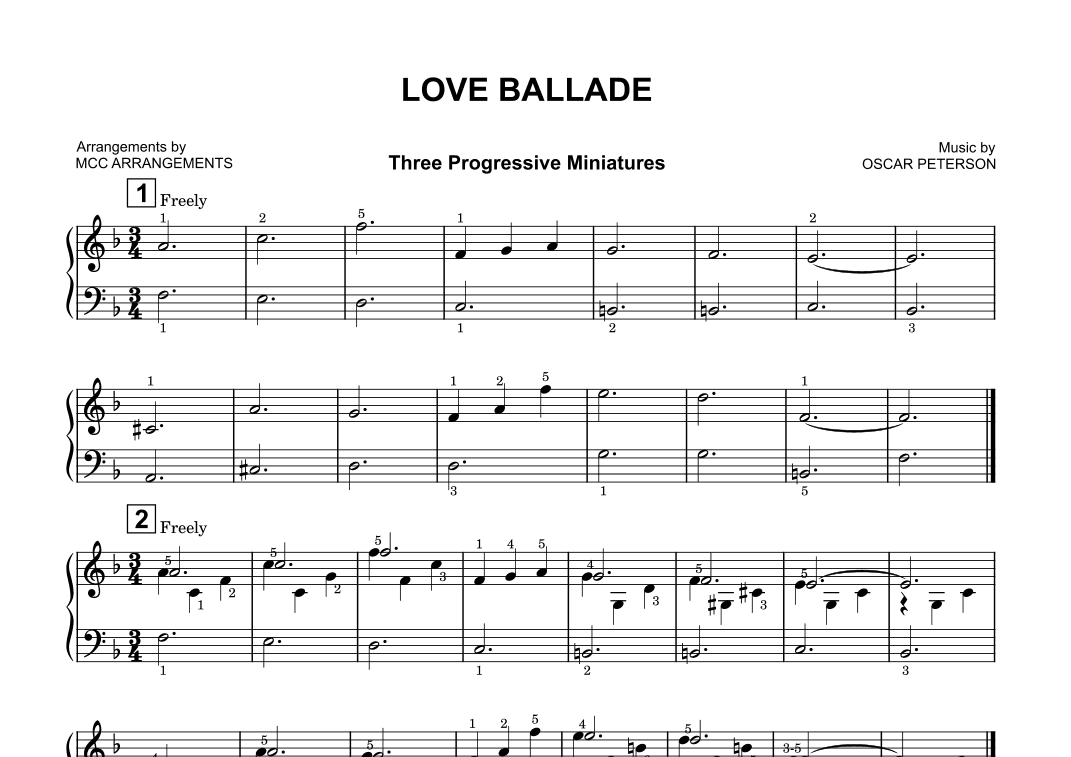 Love Ballade (arr. MCC Arrangements)