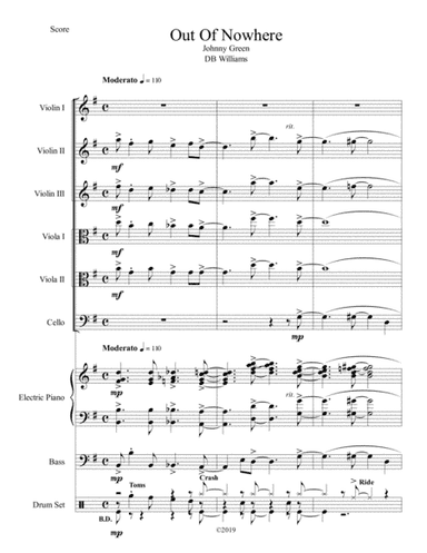 Out Of Nowhere (arr. DB Williams)
