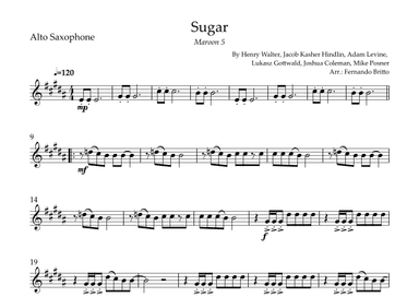 Sugar (arr. Fernando Britto)