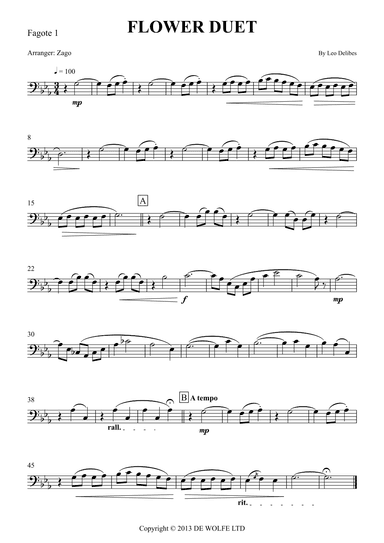 Lakme - Flower Duet (arr. Zago)