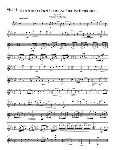 Duet from the Pearl Fishers by Bizet (arr. Marmpy)