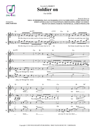 Soldier On (arr. Erik Fortier)