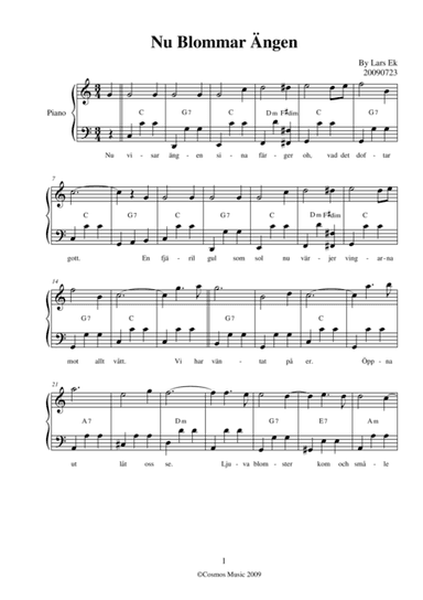 NU BLOMMAR ÄNGEN