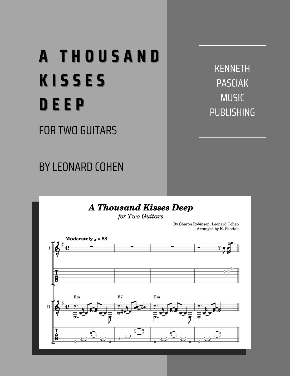 A Thousand Kisses Deep (arr. Kenneth Pasciak)