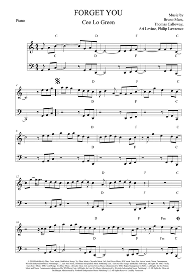 Forget You (arr. Anderson Quevedo)
