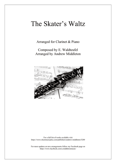 The Skater's Waltz arranged for Clarinet and Piano (arr. Andrew Middleton)