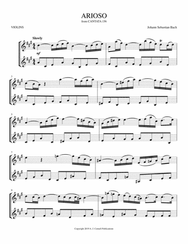 Arioso (Sinfonia from Cantata 156) (arr. Mark Phillips)