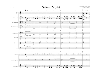 Silent Night - for early intermediate band (arr. Samuel Stokes)