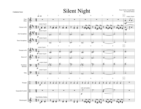 Silent Night - for early intermediate band (arr. Samuel Stokes)