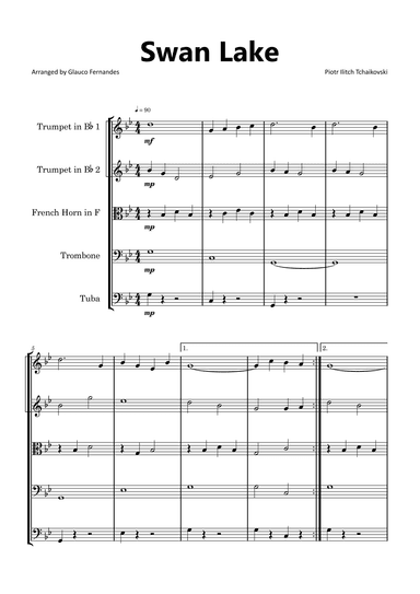 Swan Lake (arr. Glauco Fernandes)
