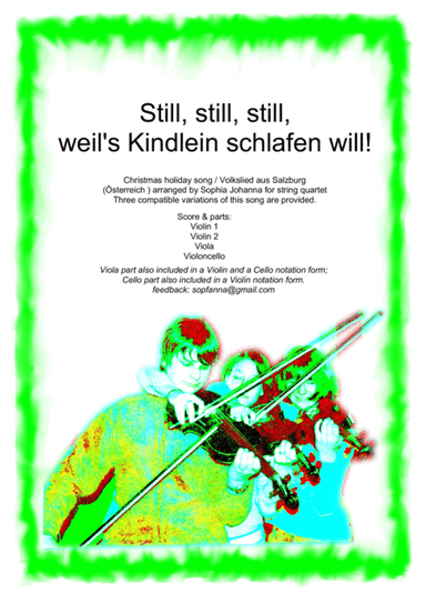 Still, still, still - string quartet (arr. Sophia Johanna)