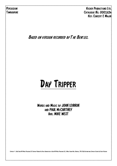 Day Tripper (arr. Mike West)