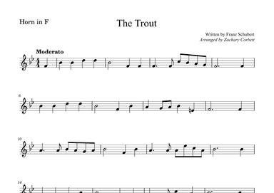 The Trout (arr. Zachary Corbett)