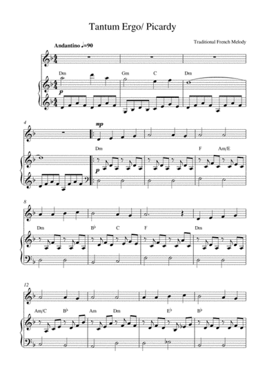 Tantum Ergo/ Picardy (arr. Kaiserin Rebecca)