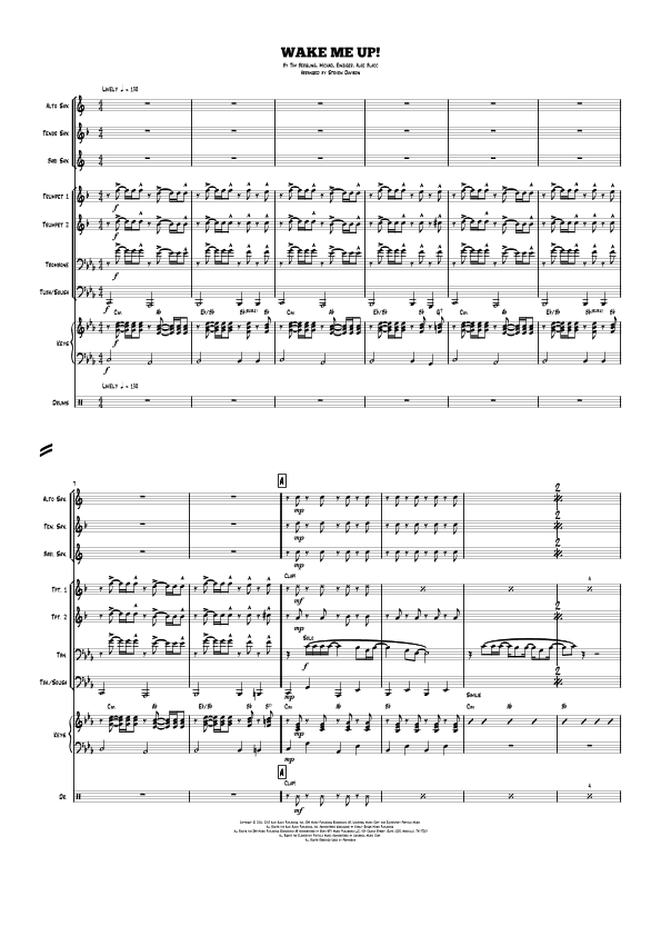 Wake Me Up (arr. Steve Davison)