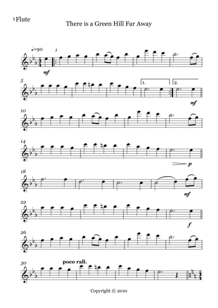 10 Easter Hymns, Flute Trios (arr. David D. Mason)
