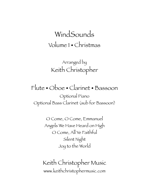 WindSounds Volume 1 • Christmas (arr. Keith Christopher)