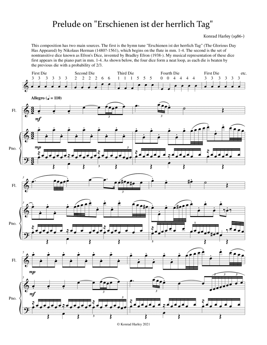 Prelude on "Erschienen ist der herrlich Tag"