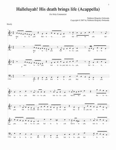 "His death brings life"