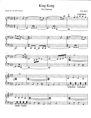 King Kong (arr. jeff siesser)