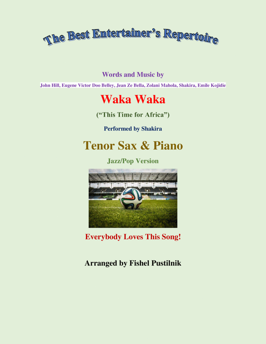 Waka Waka (this Time For Africa) (arr. Fishel Pustilnik)