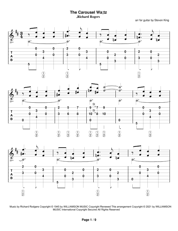 Prologue (the Carousel Waltz) (arr. Steven King)