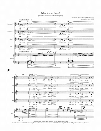 What About Love? (arr. Steve Milloy)