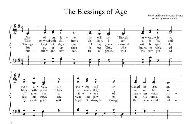 The Blessings of Age