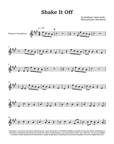 Shake It Off (arr. Glauco Fernandes)