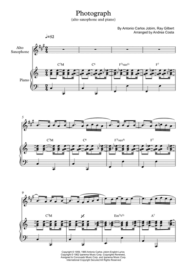 Photograph (arr. Andrea Costa)