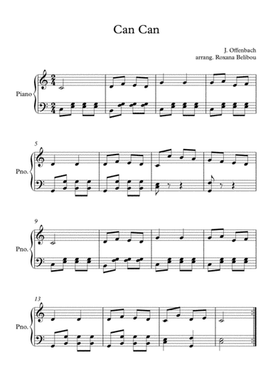 Can Can (arr. Roxana Belibou)