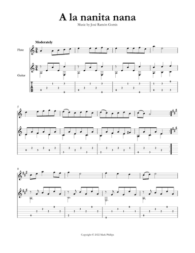 A la nanita nana (arr. Mark Phillips)
