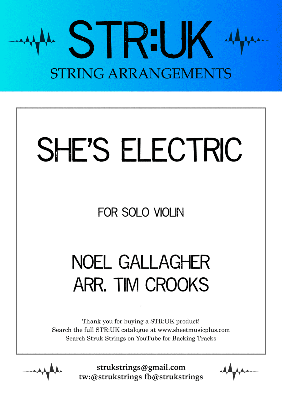 She's Electric (arr. Tim Crooks)