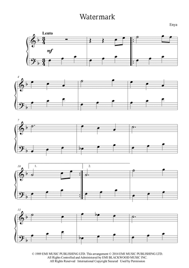 Watermark (arr. Passoni Music)