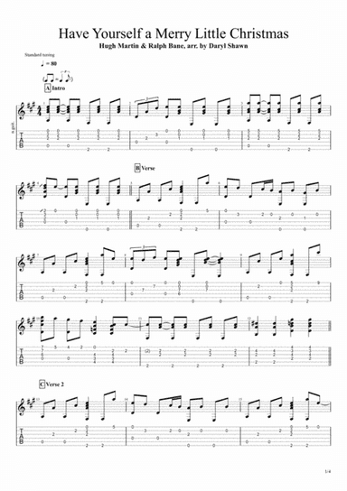 Have Yourself A Merry Little Christmas  from MEET ME IN ST. LOUIS (arr. Daryl Shawn)