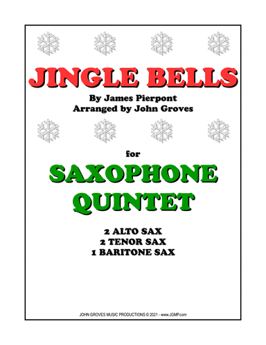 Jingle Bells - Saxophone Quintet (arr. John Groves)