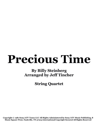 Precious Time (arr. Jeff Tincher)