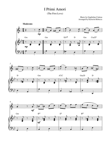 I Primi Amori (The First Love) (arr. Kaiserin Rebecca)