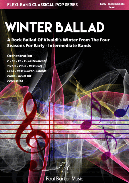 Vivaldi's 4 Seasons Winter Ballad (Flexible Instrumentation) (arr. Paul Barker)