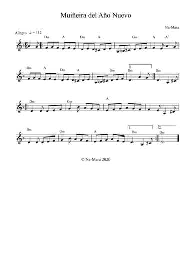 Muiñeira del Año Nuevo - Composed by Na-Mara