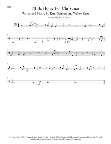 I'll Be Home For Christmas (arr. Kevin Busse)