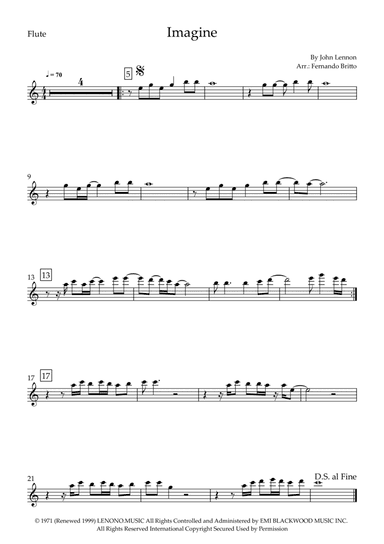 Imagine (arr. Fernando Britto)